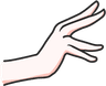 Left hand spread